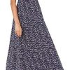 Amazon Essentials Robe longue sur-plissée pour femme