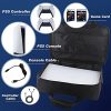 Sac PS5, Housse Transport pour Sony PS5 Console Disc/Digital Edition et Manette, Sacoche Protection Étui Transport pour Playstation 5 Manette Cartes de Jeu HDMI et PS5 Accessoires