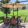 61Zsh8yLB-L._AC_.jpg Yaheetech Parasol de Jardin avec Mécanisme et Inclinaison Mât de 38 mm Rond Ø261cm Extérieur pour Patio Piscine Plage Taupe