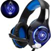 Beexcellent GM-1 Casque Gaming PS4, Casque Gamer avec Micro Premium Beexcellent GM-1 Casque Gaming PS4, Casque Gamer avec Micro Premium Anti Bruit Audio Stéréo Basse avec LED Lampe Jeux Vidéo Gaming Compatible pour PC Xbox One Laptop Tablette
