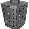 Composteur de Jardin 17 L - Bac à Compost pour Composteur de Jardin 17 L - Bac à Compost pour Déchets organiques - Fabrication Engrais 100% Naturel - 35 x 28 x 28 cm - Plastique - Gris