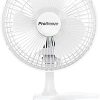 Pro Breeze Mini Ventilateur à Pince - 2 Vitesses, 15 Pro Breeze Mini Ventilateur à Pince - 2 Vitesses, 15 cm - Petit, Portable, Silencieux - pour Maison, Table, Bureau