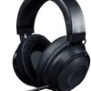Razer Kraken - Casque de Jeu Filaire Multiplateforme pour PC, PS4, Xbox One et Commutateur, Diaphragme de 50 mm, Câble de 3,5 mm avec Commandes de Ligne - Noir