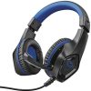 Trust Gaming Casque Gamer PS4 et PS5 GXT 404B Rana Casque Micro pour Consoles Playstation 4 et 5, Filaire, avec Jack 3.5 mm, Microphone Repliable, Câble de 1 m - Bleu