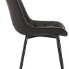 318ZPp9dOlL._AC_.jpg WOLTU 4 X Chaise de Salle à Manger Chaise de Cuisine Assise rembourrée en Similicuir épais Pieds en métal,Anthracite BH207an-4
