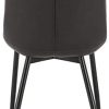 318vLsA0ShL._AC_.jpg WOLTU 4 X Chaise de Salle à Manger Chaise de Cuisine Assise rembourrée en Similicuir épais Pieds en métal,Anthracite BH207an-4