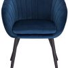 31EMrw1X2WL._AC_.jpg WOLTU 1 pièce Chaise de Salle à Manger rembourrée en Velours Pieds en métal,Chaise de réception Couleur Bleu BH244bl-1
