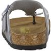 31MnnfgBVYL._AC_.jpg Birkenstock Femmes Gizeh Birko Flor Argent Sandales