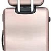 Valise Cabine/Moyen/Grande avec ou sans Vanity, Marque Française (Rose Gold - 5859, Moyen & Vanity)