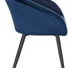 31aIKjCFqzL._AC_.jpg WOLTU 1 pièce Chaise de Salle à Manger rembourrée en Velours Pieds en métal,Chaise de réception Couleur Bleu BH244bl-1