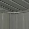 vidaXL Abri de Jardin Remise de Jardin Rangement Maison de Stockage Cabane de Jardin Cabane à Outils Extérieur Arrière-cour Anthracite Acier