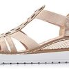 Rieker Femme Sandales V3822, Dame Sandales compensées