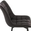 41RWdJOMsZL._AC_.jpg WOLTU 4 X Chaise de Salle à Manger Chaise de Cuisine Assise rembourrée en Similicuir épais Pieds en métal,Anthracite BH207an-4