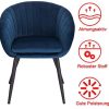 41SQoBXbspL._AC_.jpg WOLTU 1 pièce Chaise de Salle à Manger rembourrée en Velours Pieds en métal,Chaise de réception Couleur Bleu BH244bl-1