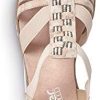 Rieker Femme Sandales V3822, Dame Sandales compensées