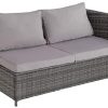 41Xr1Oyyy9L._AC_.jpg TecTake Ensemble Salon de Jardin Résine Tressée, 2 Canapés Modulables, 4 Places, Table Basse, Coffre, Grand Confort