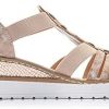 Rieker Femme Sandales V3822, Dame Sandales compensées
