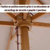 41qb-V7R-4L._AC_.jpg Parasol droit rond grande taille de jardin Ø 2,5 x 2,3H m bois de bambou