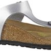 41yn1DNTskL._AC_.jpg Birkenstock Femmes Gizeh Birko Flor Argent Sandales