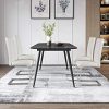 51I-Stz2MZL._AC_.jpg Yaheetech Lot de 2 Chaises de Salle à Manger en Simili Cuir Capacité 135 kg Siège Plus épais de 7 cm Blanche