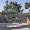 Lafuma Fauteuil Relax, Pliable et réglable, RSXA Clip, Batyline, Couleur: Graphite, LFM2035-8717