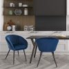 51uckc9mqXL._AC_.jpg WOLTU 1 pièce Chaise de Salle à Manger rembourrée en Velours Pieds en métal,Chaise de réception Couleur Bleu BH244bl-1