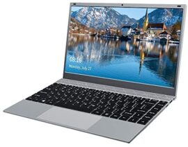 KUU XBook Ordinateur Portable 14,1'' FHD IPS Écran, PC Portable Intel Celeron J4115, 8Go DDR4 RAM 512Go SSD, Windows 10 Ultra-Fin Laptop