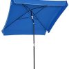 Outsunny Parasol inclinable rectangulaire métal Polyester Haute densité 2L x Outsunny Parasol inclinable rectangulaire métal Polyester Haute densité 2L x 2l x 2,6H m