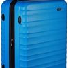 Amazon Basics Valise de voyage à roulettes pivotantes, Bleu clair, Amazon Basics Valise de voyage à roulettes pivotantes, Bleu clair, 78 cm