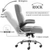 1629280810_41ZqHxgmZtL._AC_.jpg YAMASORO Chaise de Bureau avec accoudoirs rabattables pour la Maison, chaises d'ordinateur avec Rembourrage épais pour Plus de Confort et de Design Ergonomique pour Le Soutien Lombaire, Gris