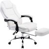 31-NYAahitL._AC_.jpg Fauteuil de Bureau Ergonomique Castle en Similicuir - Chaise Pivotante et Réglable - Repose-Pied et Accoudoirs - Charge Max. 130 kg - Couleu, Couleurs:Blanc