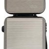 ABS Valise Taille Cabine et Vanity Case (Champagne (5859))