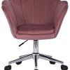 312AXL2lKyL._AC_.jpg Chaise de Bureau Rose pour Fille Enfant Adultes Ergonomique Fauteuil de Bureau Confortable en Velours Fauteuil D'ordinateur Pivotant pour Le Ttravail à Domicile Hauteur Réglable