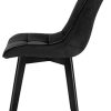 314edtsXHzL._AC_.jpg EUGAD Lot de 4 Chaises de Salle à Manger en Velours et Bois,Chaises Multi-Usage dans la Salon/la Cuisine/la Chambre,0656BY-4 Noir
