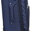 31BiqDU2iUL._AC_.jpg Valise Taille Moyenne 67cm - ALISTAIR Plume - Toile Nylon Ultra légère et résistante - 4 Roues - Marque française (Bleu Marine)