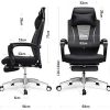 31CNmd-oHqS._AC_.jpg MFAVOUR Chaise de Bureau, Fauteuil de Bureau Ergonomique, Chaise Ergonomique avec Repose-Pied en Maille, Fauteuil Idéal pour La Sieste, Charge 150KG Max