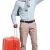 31DjVTREmL._AC_.jpg Valise Moyenne 65cm - Trolley ALISTAIR Airo - ABS Ultra Légère - Marque française - Garantie 2 Ans - SAV en France - Rouge