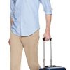 31EOcplq4ZL._AC_.jpg Amazon Basics Bagage rigide à roulettes - 55 cm Taille cabine, Bleu marine, Approuvé par la plupart des compagnies aériennes low cost