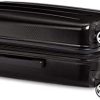Amazon Basics - Oxford - Valise rigide à roulettes pivotantes - 68 cm, Noir
