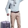 31NXLTwYouL._AC_.jpg Valise Moyenne 65cm - Trolley ALISTAIR Airo - ABS Ultra Légère - Marque française - Garantie 2 Ans - SAV en France - Black Grey
