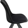 31ODS6TGsGL._AC_.jpg WOLTU BH196sz-2 Chaise de Salle à Manger Lot de 2 siège en Velours Pied en Bois Massif,Chaise de Cuisine Chaise de Salon Noir