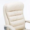 31Pj89DNGKL._AC_.jpg Fauteuil de Bureau Réglable en Hauteur XXL Vancouver Similicuir I Chaise de Bureau à Roulette Rembourrée Confortable avec Accoudoirs I Coul, Couleur:crème