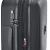 31QPlKRoOZL._AC_.jpg Delsey Paris - Belmont Plus - Valise Trolley Cabine Extensible - 4 Doubles Roues, 55 cm - Noir