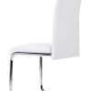 31UPwFsZFL._AC_.jpg IDMarket - Lot de 4 chaises Mia Blanches pour Salle à Manger