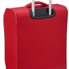 Delsey Valise Mercure, disponible en rouge et noir, unisexe, 55cm, 1 pièce