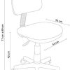 31Z0ihS9ZVL._AC_.jpg duehome - Chaise de Bureau, Chaise Enfant, Chaise d'étude, modèle Lion, Couleur Bleu, mesures: 53 cm (Largeur) x 53 cm (Profondeur) x 77-89 cm (Hauteur)