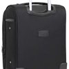 31bwGWorJ-L._AC_.jpg Valise Taille Cabine 55cm - ALISTAIR Plume - Toile Nylon Ultra légère et résistante - 4 Roues - Marque française (Noir)
