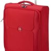 Delsey Valise Mercure, disponible en rouge et noir, unisexe, 55cm, 1 pièce
