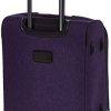 31hUlBnT7uL._AC_.jpg Amazon Basics Valise à roulettes souple et matelassée Belltown - 52 cm, Violet