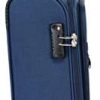 31hoSXI6UKL._AC_.jpg BONTOUR Valise Cabine avec Poche Avant 55x40x20m, Bagage à Main 2 Roues avec Serrure TSA (Bleu)